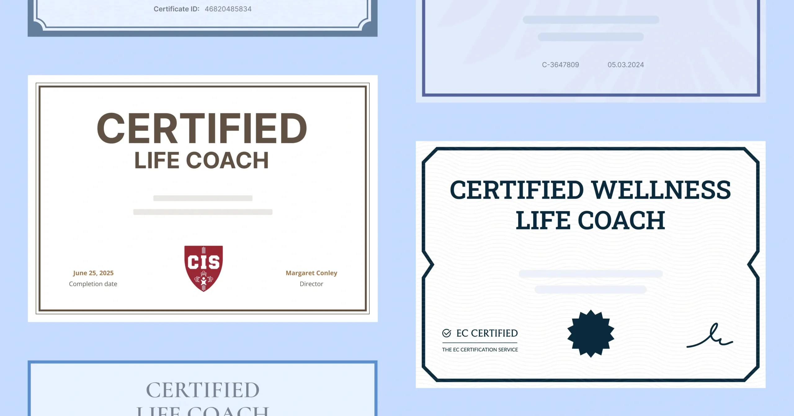 15 Free Life Coaching Certificate Templates within Free Life Coaching Templates