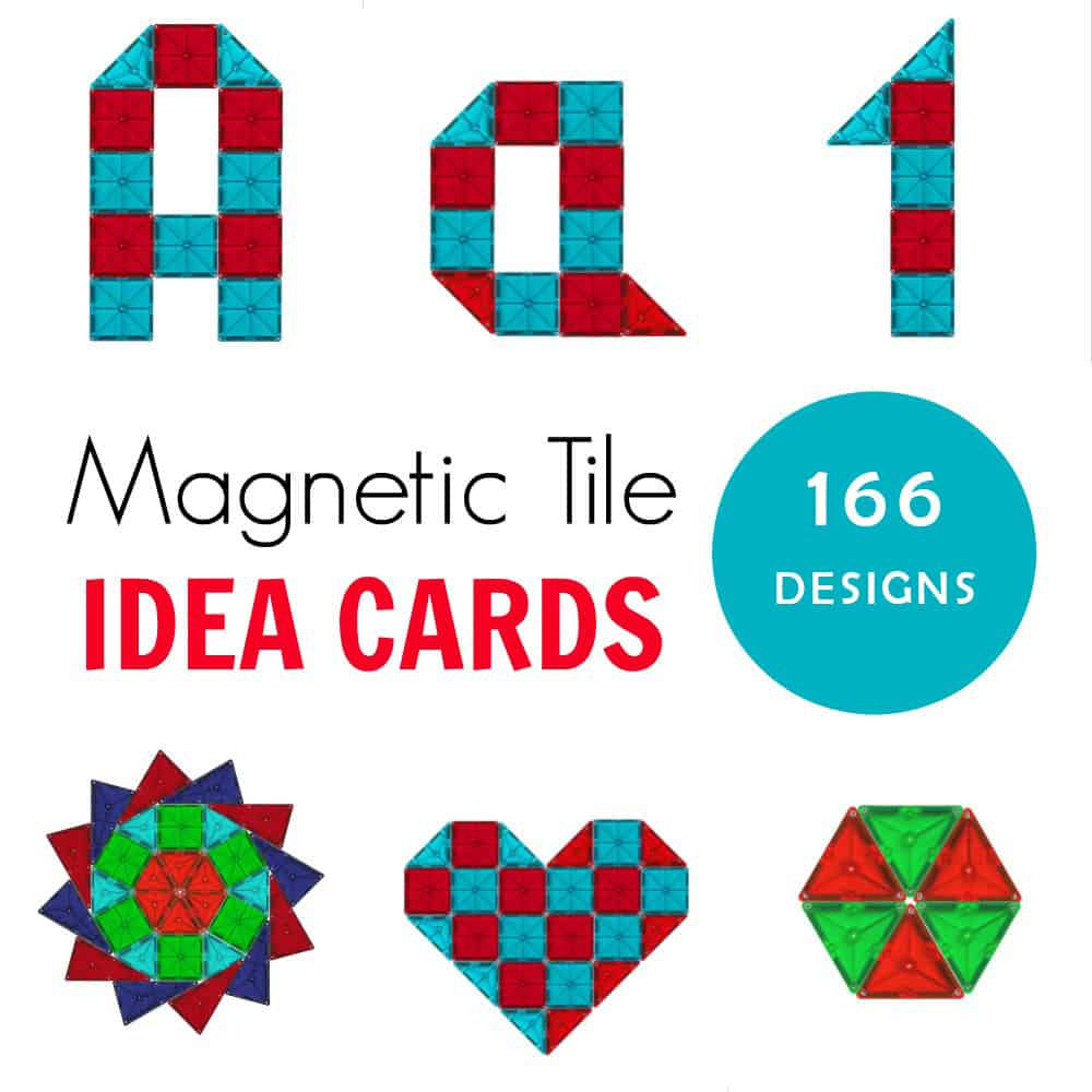 15 Free Magna Tiles Ideas & Printables For Kids - Saving Talents within Free Magnetic Tile Printables