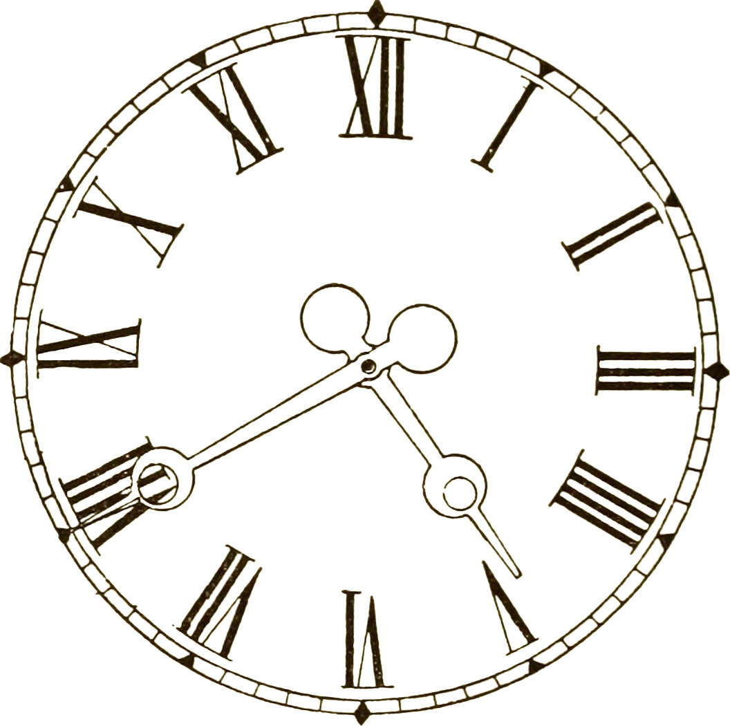 16 Clock Face Images - Print Your Own! - The Graphics Fairy for Free Printable Clock Faces
