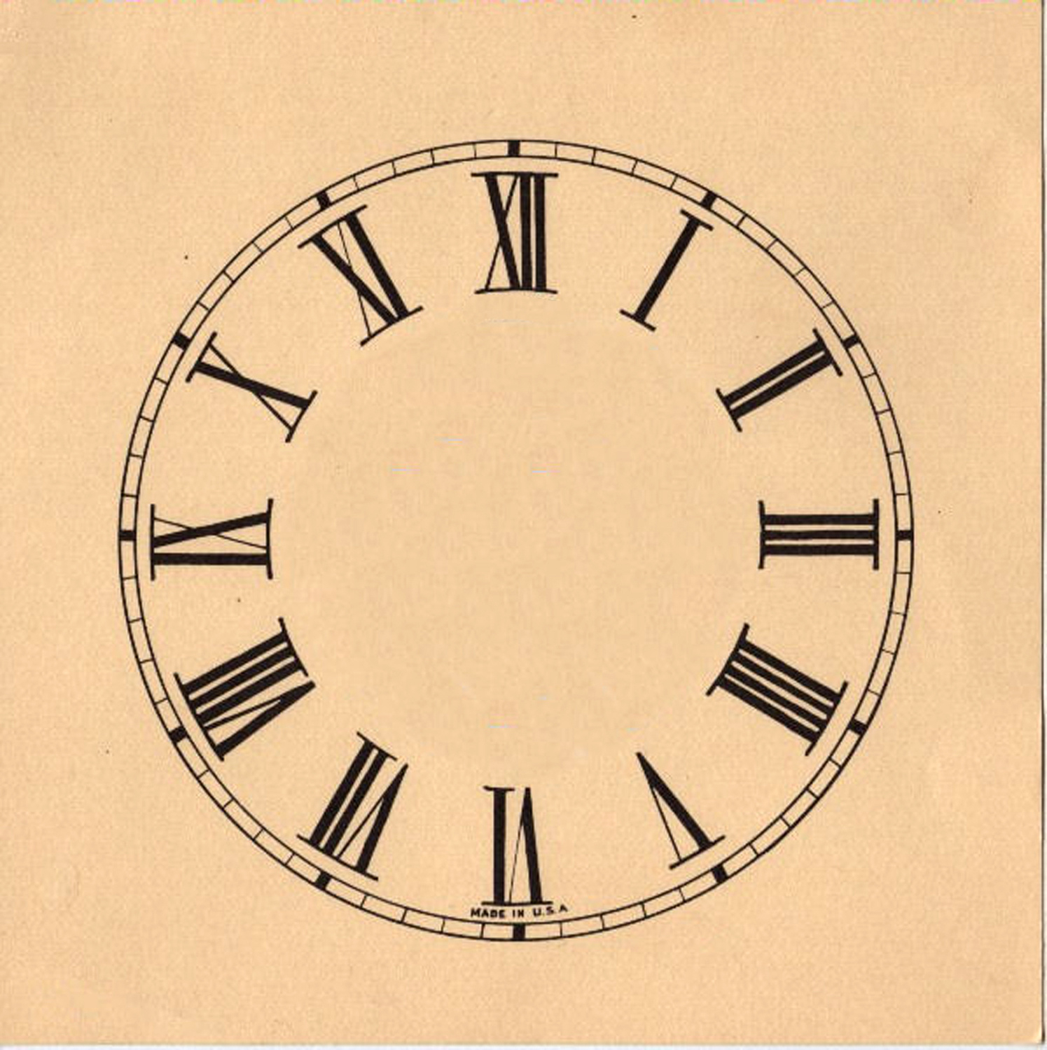 16 Clock Face Images - Print Your Own! - The Graphics Fairy in Free Printable Antique Clock Faces