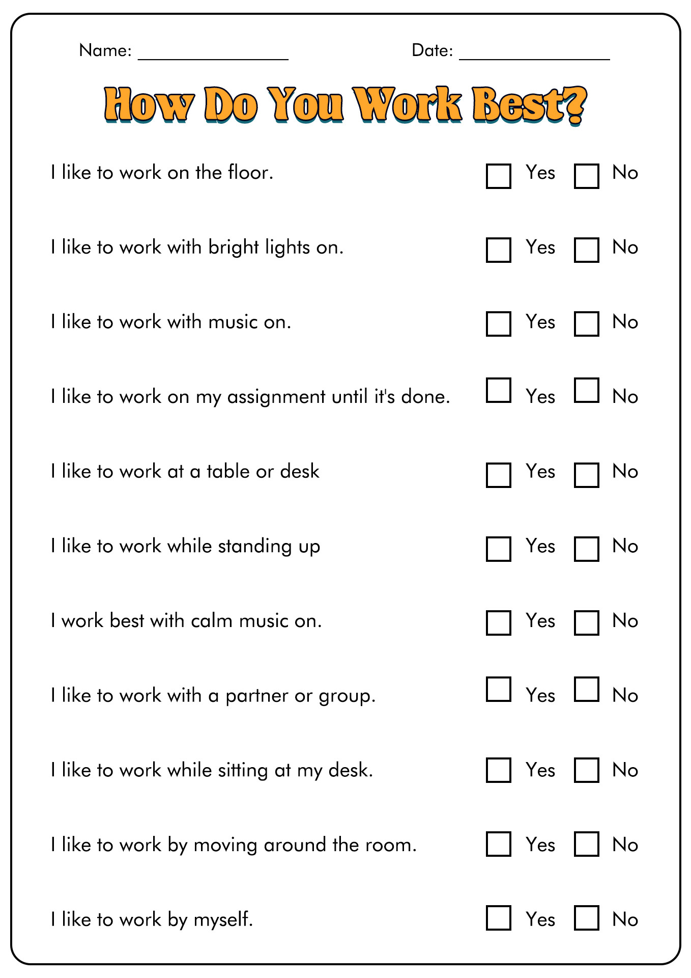16 Vark Styles Worksheet - Free Pdf At Worksheeto throughout Free Printable Learning Styles Questionnaire