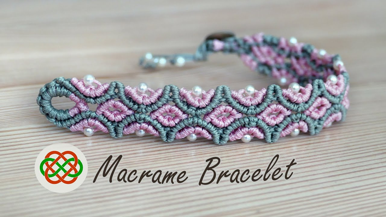 17 Free Diy Macrame Bracelet Patterns To Make! | Marching North for Free Printable Micro Macrame Bracelet Patterns