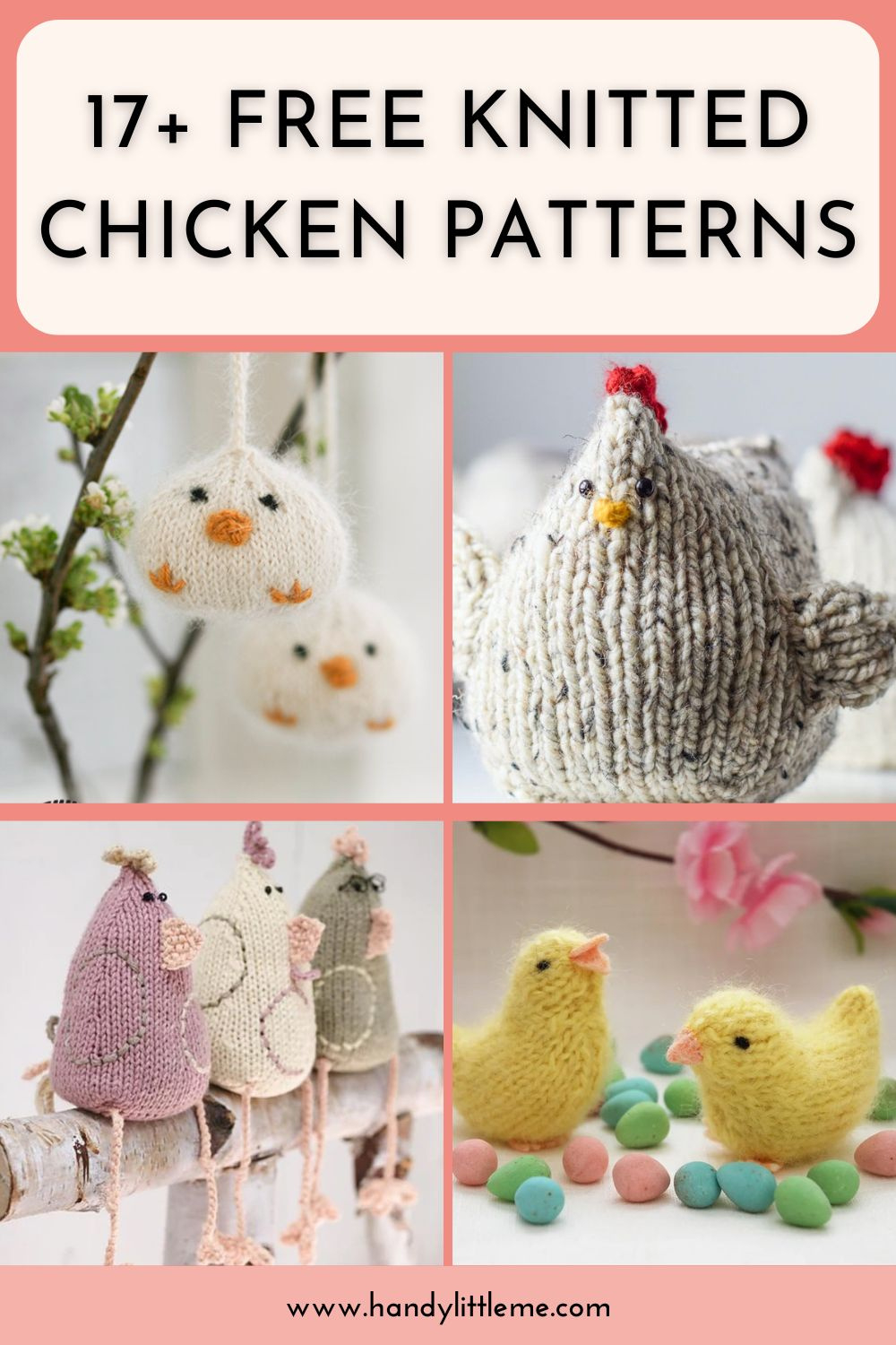 17+ Free Knitted Chicken Patterns - Handy Little Me intended for Simple Emotional Support Chicken Pattern Free Printable