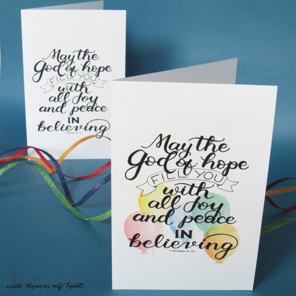 17 Printable Bible Birthday Cards - Write Them On My Heart within Christian Greeting Cards Free Printable