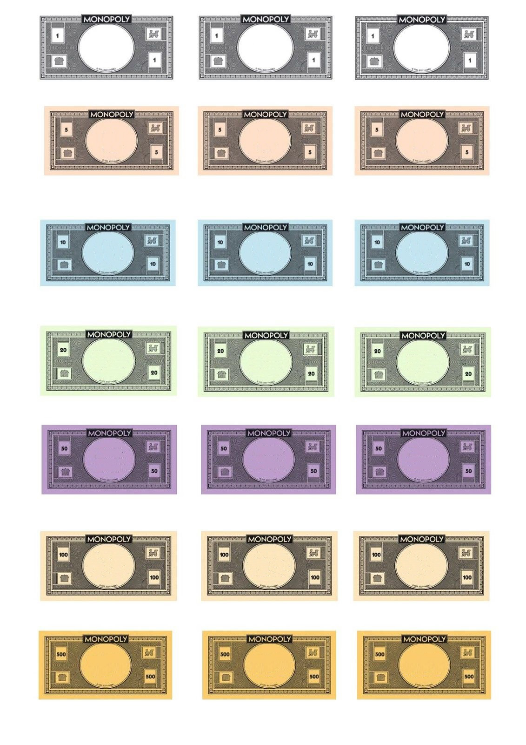 17 Spielgeld Momopoly Und Spielgeld Ideen, Die Du Dir Heute Merken within Free Printable Monopoly Money