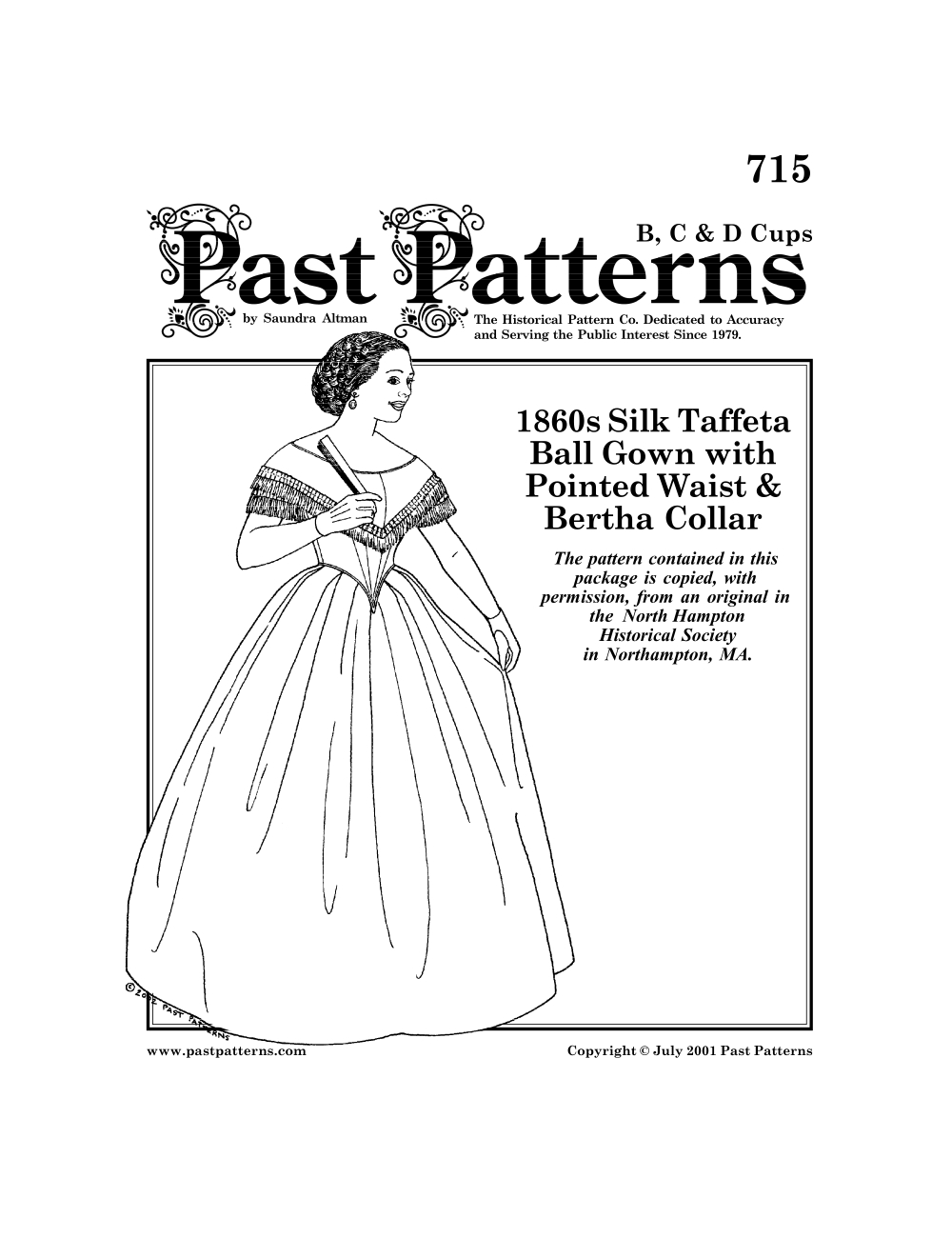 1860S Silk Taffeta Ball Gown Sewing Pattern | Sizes 8-26 | Past regarding 1860s Ball Gown Bodice Pattern Printable Free