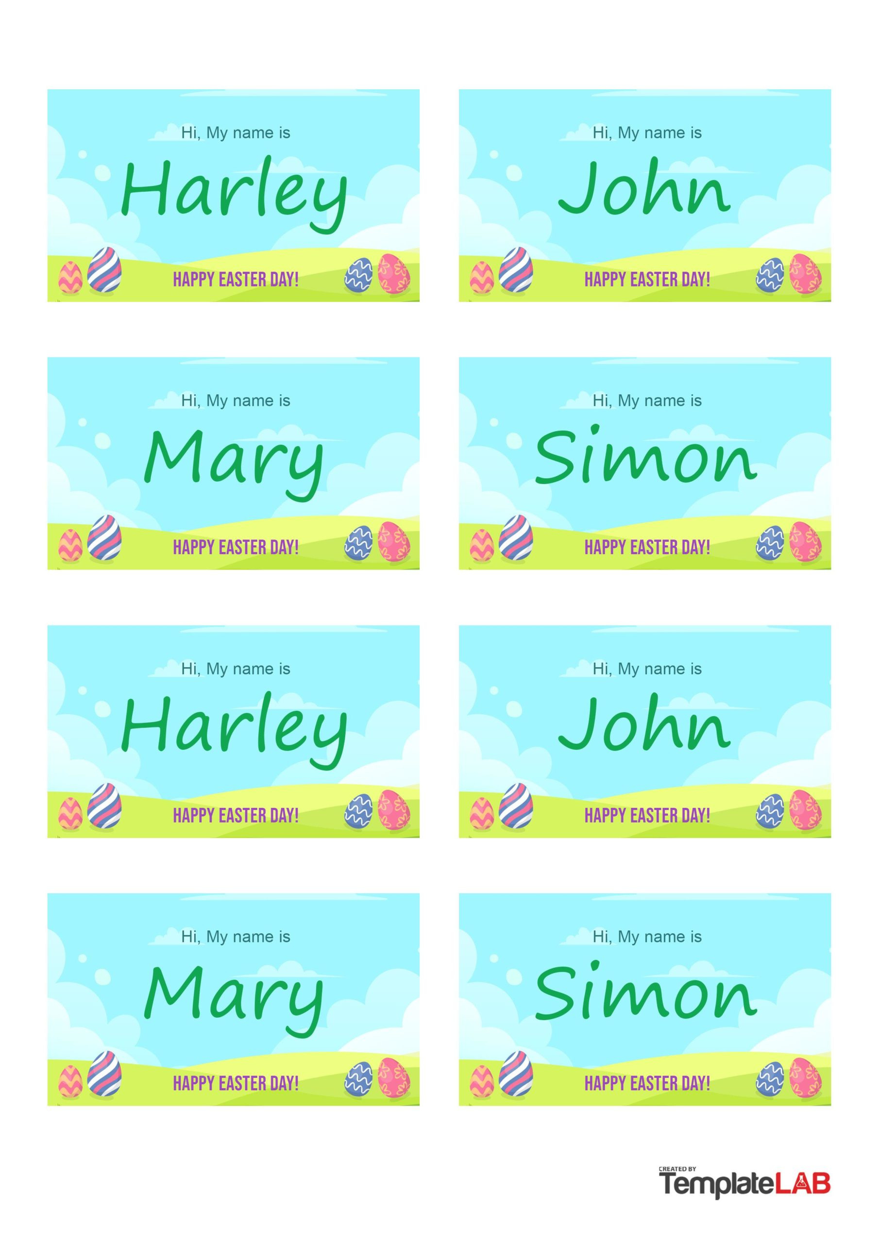 19 Editable Name Tag &amp; Name Badge Templates [Free] intended for Editable Name Tag Template Free Printable