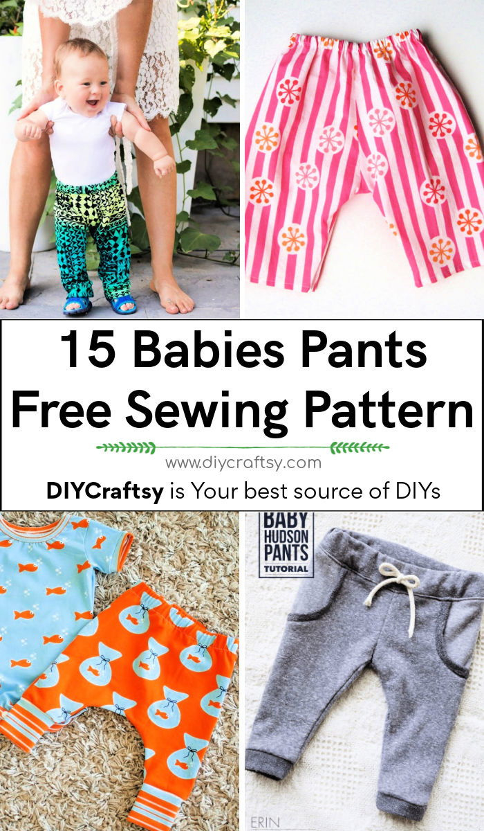 20 Free Babies Pants Pattern | Baby Pants Pattern To Sew within Free Printable Toddler Pants Pattern