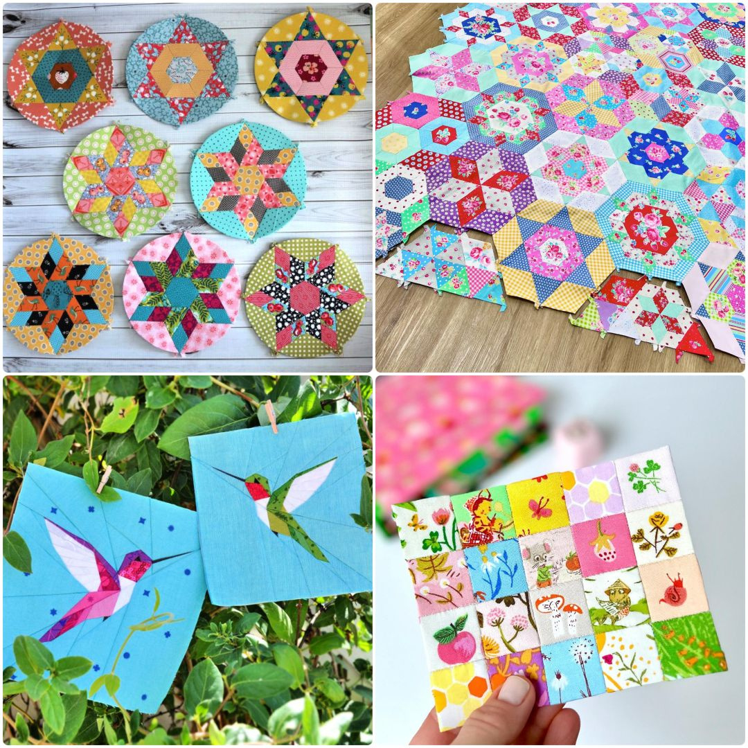 20 Free Paper Piecing Patterns (Epp And Fpp Patterns) - Sew Mama Sew regarding Free Printable Foundation Piecing Patterns