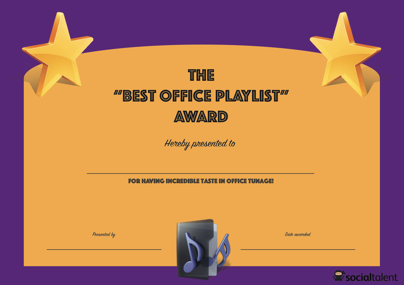 20 Hilarious Office Awards To Embarrass Your Colleagues within Funny Awards For Employees Free Printables