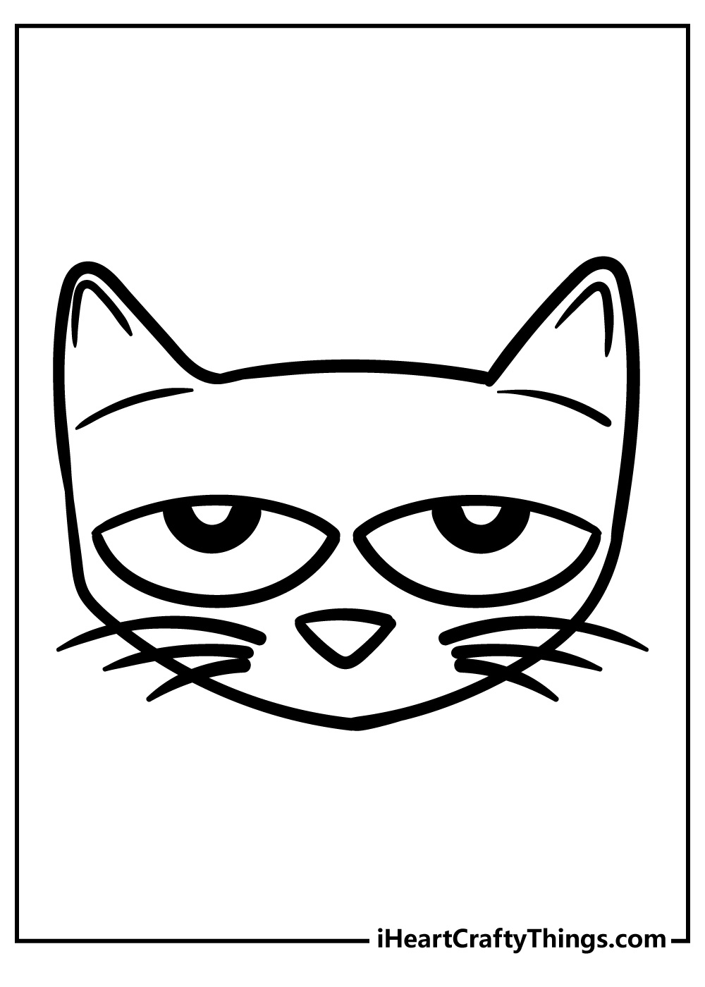 20 Pete The Cat Coloring Pages (100% Free Printables) regarding Free Printable Large Cat Stencils
