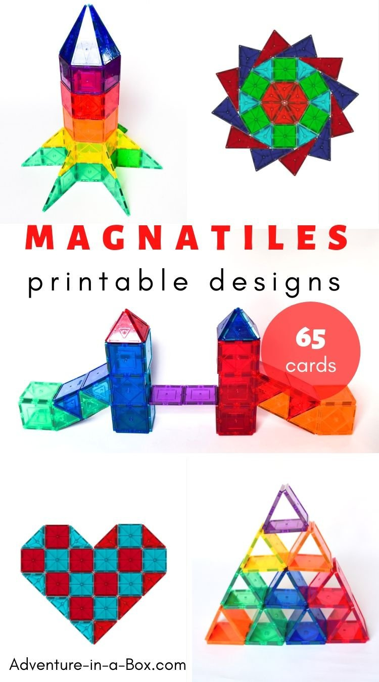 200 Printable Magna Tiles Designs inside Free Magnetic Tile Printables