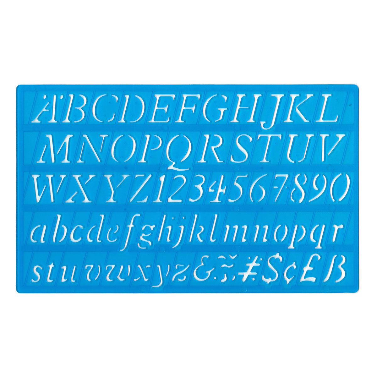 20Mm Italic Lettering Stencil Mb40006 | Primary Ict within Printable Italic Letter Stencils