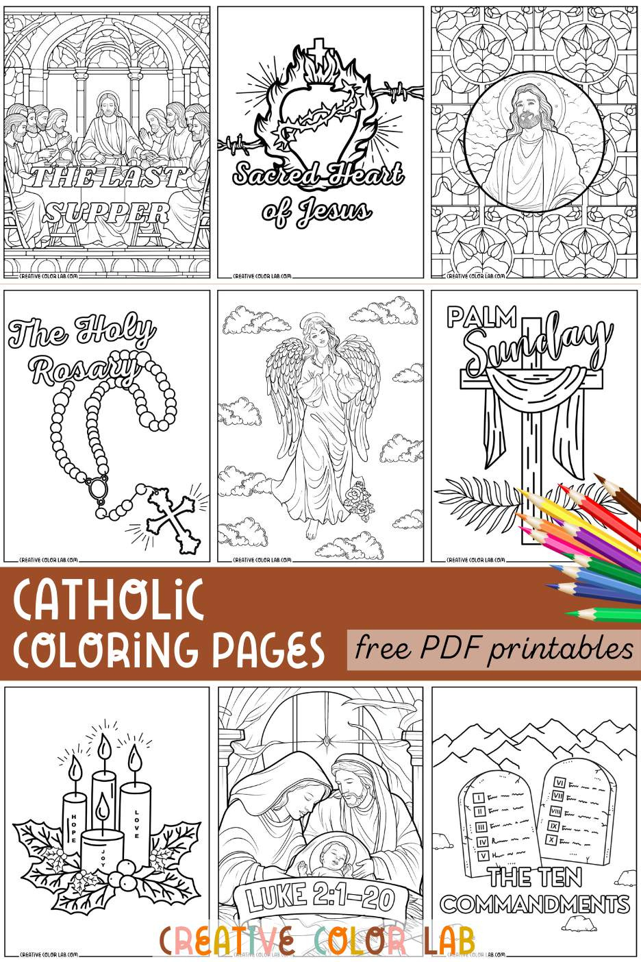 21 Catholic Coloring Page | Free Pdf Printables inside Free Printable Catholic Coloring Pages