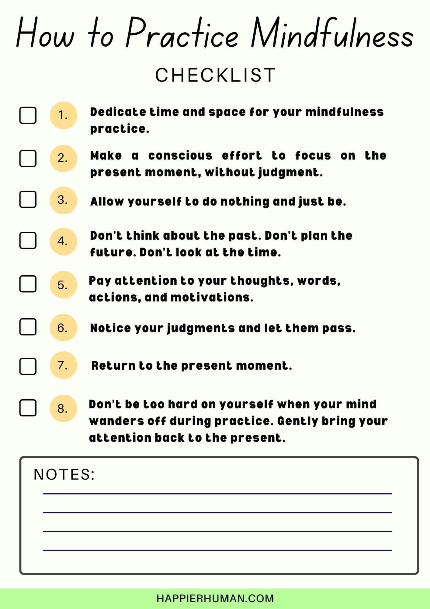 23 Printable Mindfulness Worksheets For Adults In 2024 - Happier Human for Free Mindfulness Printables