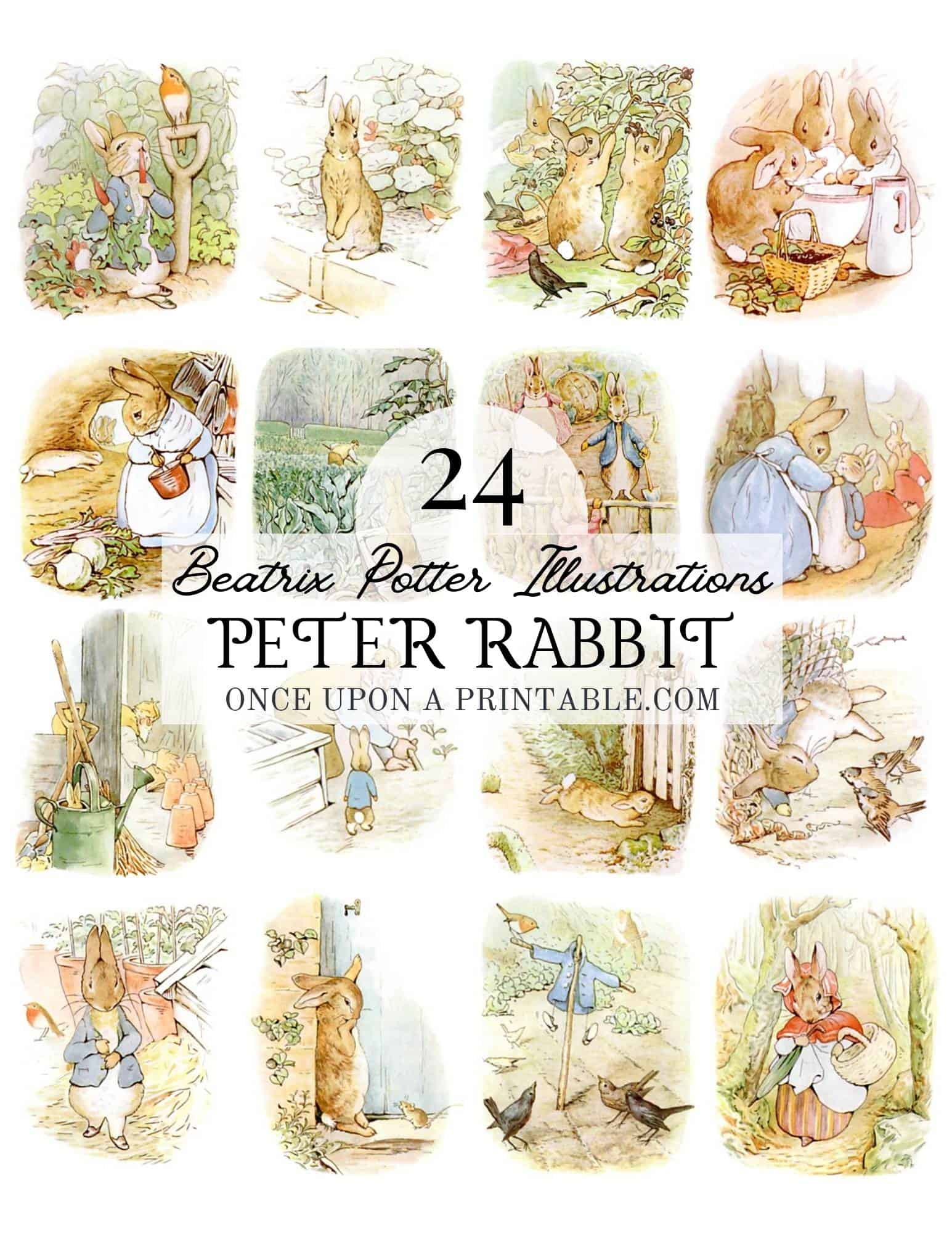 24 Tale Of Peter Rabbit Imagesbeatrix Potter Free - Once Upon with regard to Free Beatrix Potter Printables