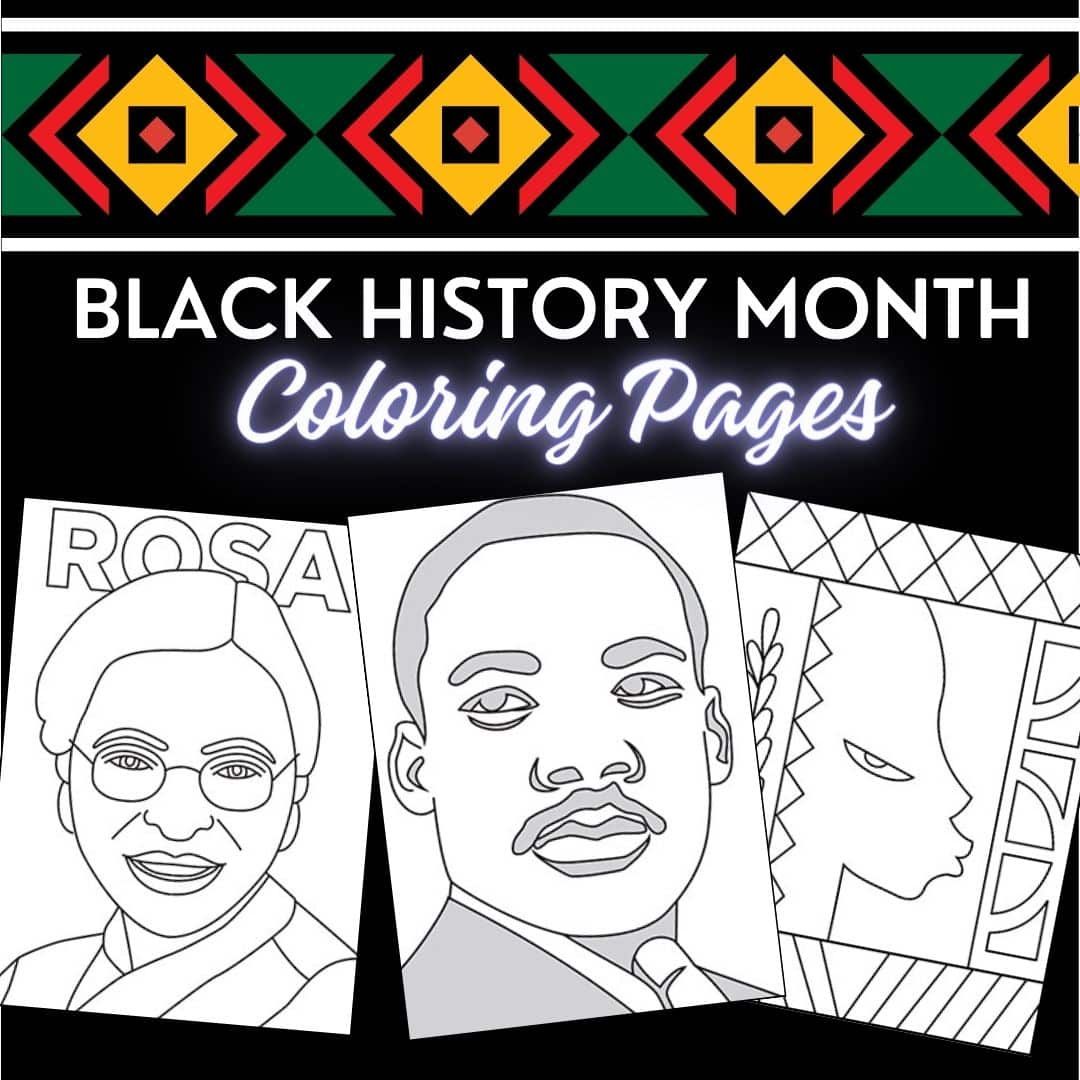 25+ Black History Month Coloring Pages (Printable Pdf Sheets pertaining to Black History Month Activities Free Printables