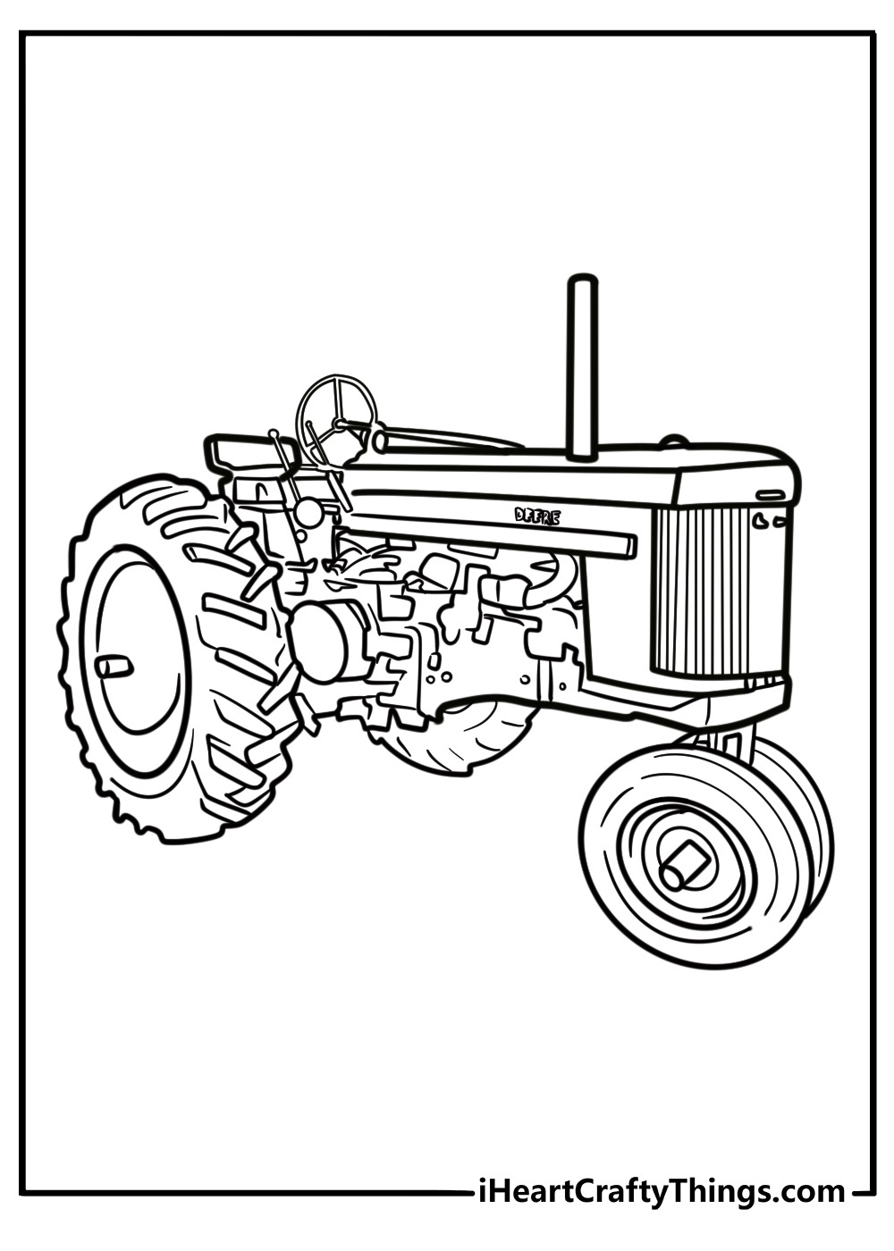 25 Free John Deere Coloring Pages For Kids inside Free John Deere Printables