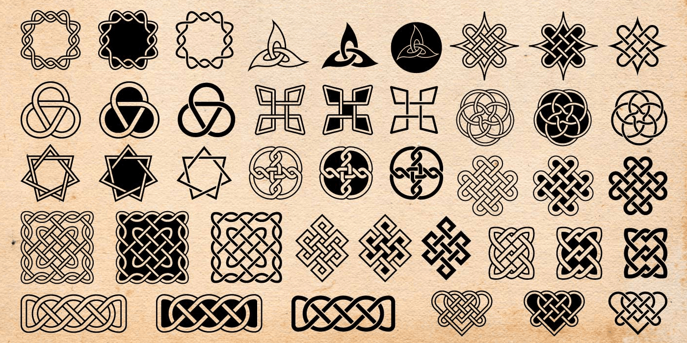 270+ Vector Celtic Knot Designs Pack | Bypeople with Free Printable Celtic Knot Patterns