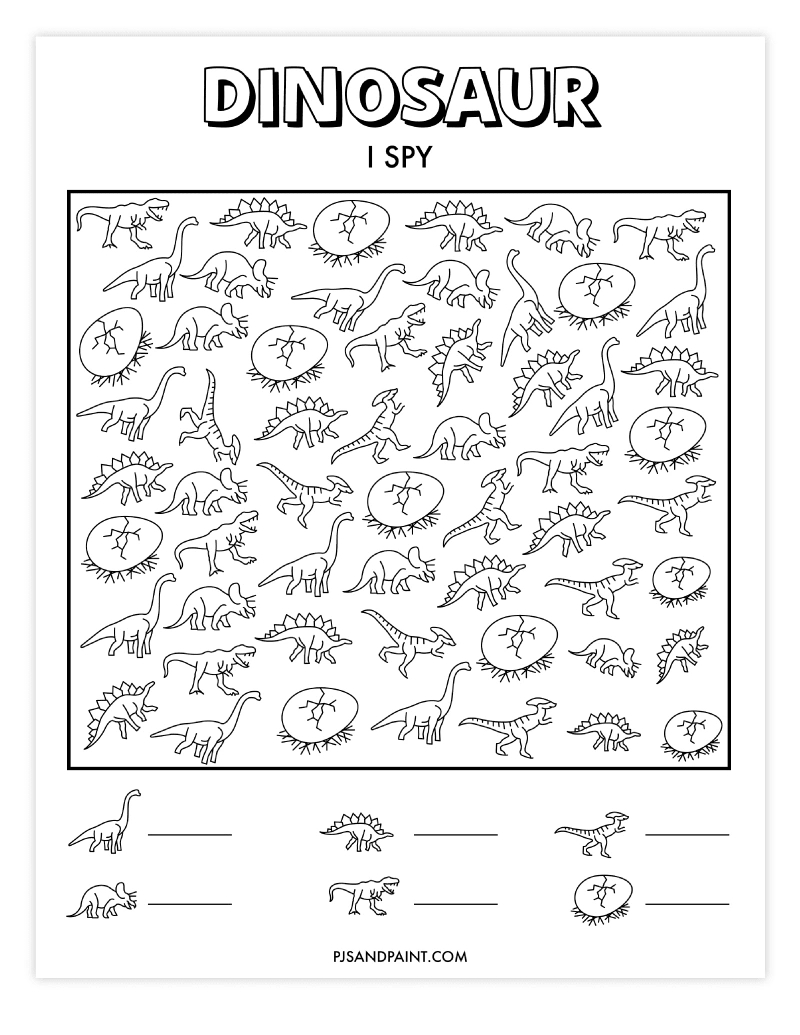 28 Free Printable I Spy Games - Pjs And Paint regarding Free Printable Activities For 7 Year Olds