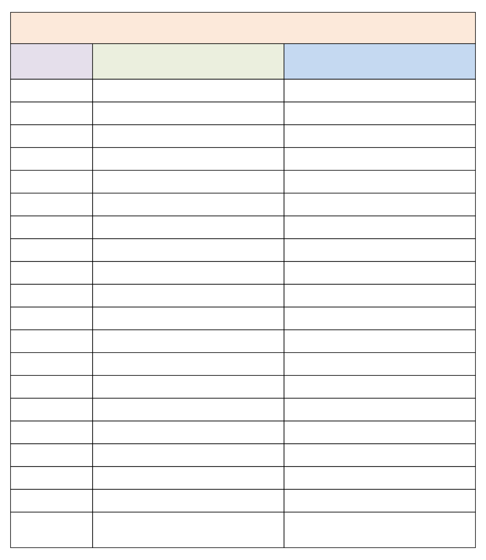3 Column Chart Templates - 10 Free Pdf Printables | Printablee within Free Printable 3 Column Spreadsheet