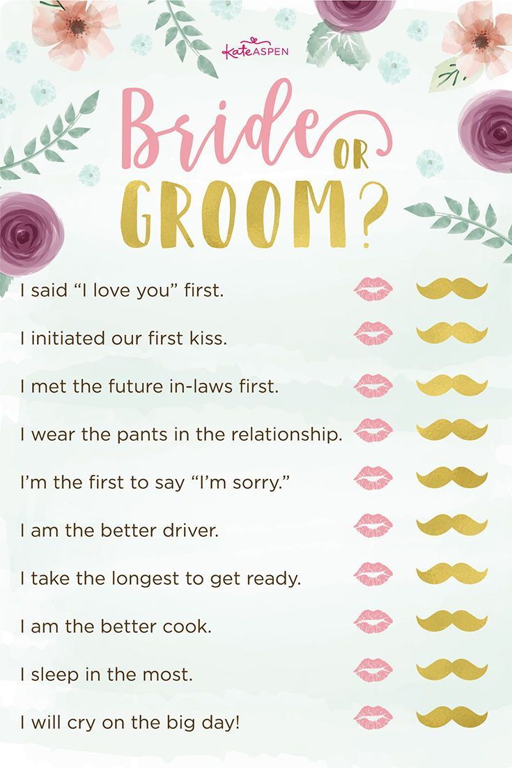 3 Exciting Bridal Shower Games + Printables! inside Pdf Free Printable Bridal Shower Games