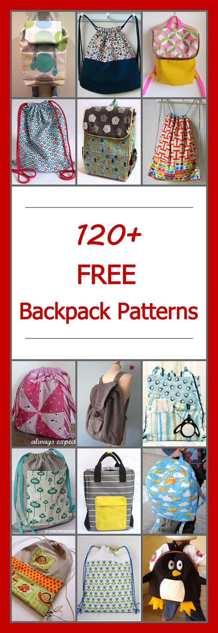 30 Free {Diy} Backpack Sewing Patterns & Tutorials intended for Free Printable Backpack Patterns