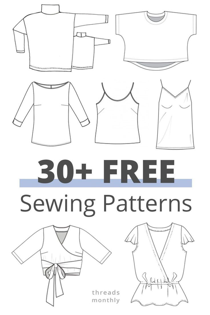 30 Free Sewing Patterns For Tops (Women) | Inc. Plus Size | T regarding Free Printable Top Patterns