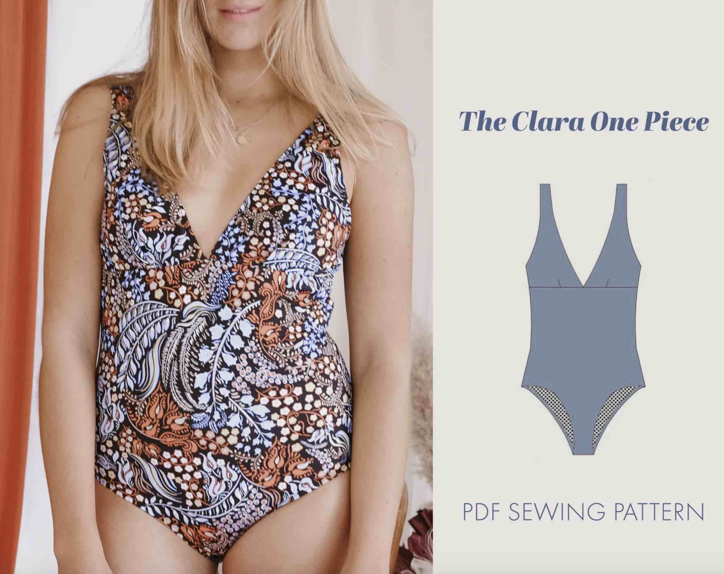 30 One-Piece Patterns For Swimwear Sewing – Tailor Made Blog intended for Free Printable Swimsuit Patterns