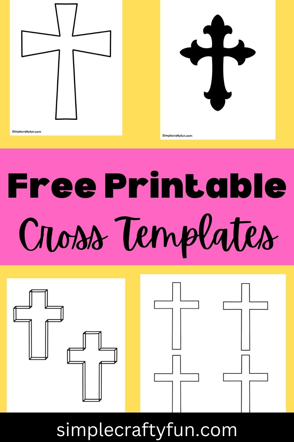 32 Free Printable Easter Crosses And Coloring Pages - regarding Free Printable Cross