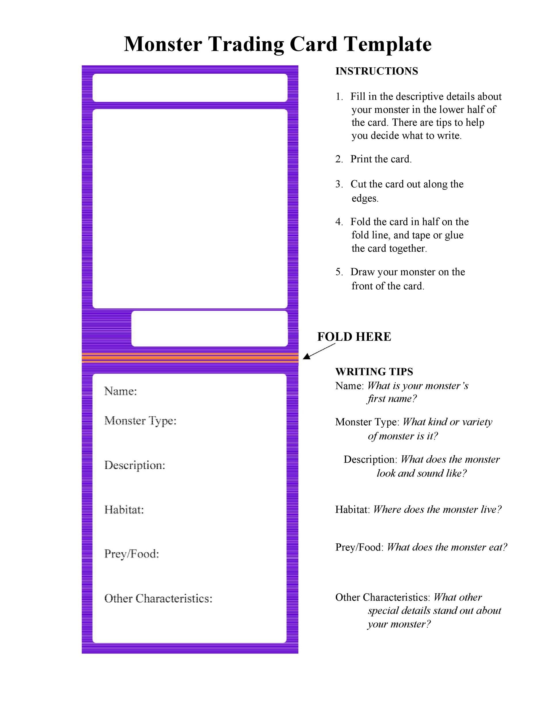 33 Free Trading Card Templates (Baseball, Football, Etc..) ᐅ throughout Free Printable Baseball Card Template