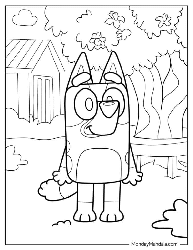 36 Bluey Coloring Pages (Free Pdf Printables) within Bluey Free Printables