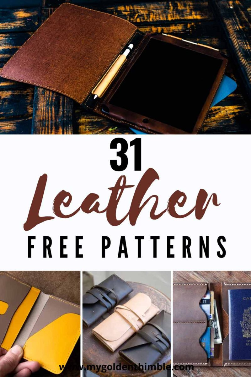 38 Upstanding Leather Patterns Free Printable Templates pertaining to Free Printable Leather Craft Patterns