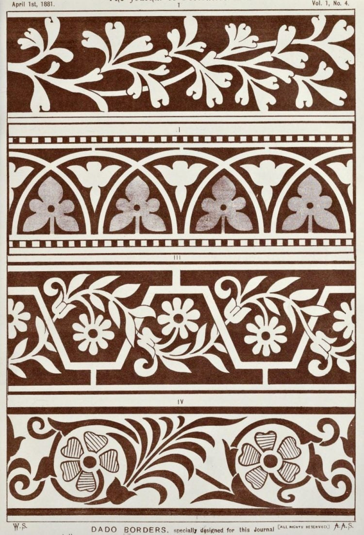 40 Classic Vintage Stencil Designs You Can Download &amp;amp; Use - Click throughout Free Printable Victorian Stencils