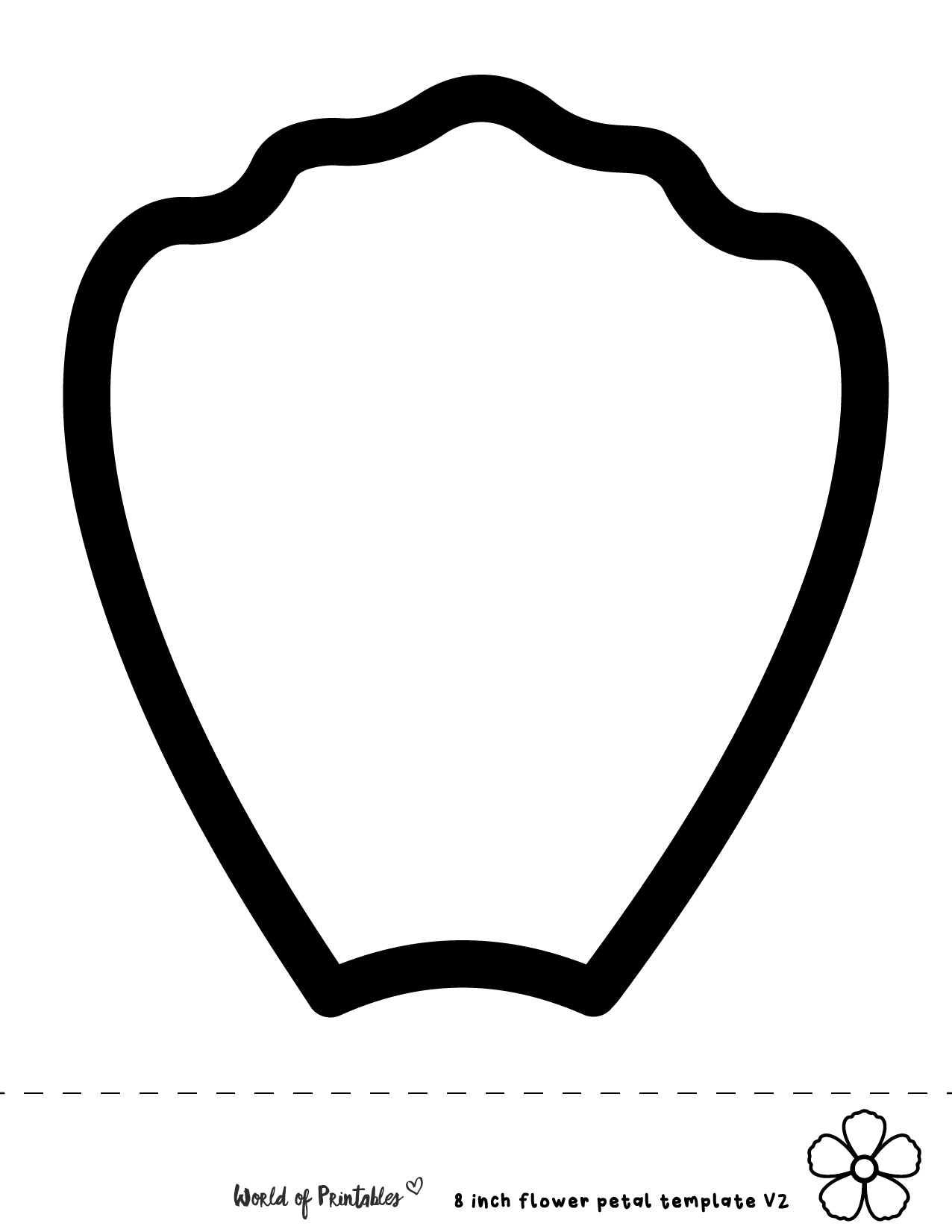 40+ Flower Petal Templates - World Of Printables in Free Printable Flower Petals