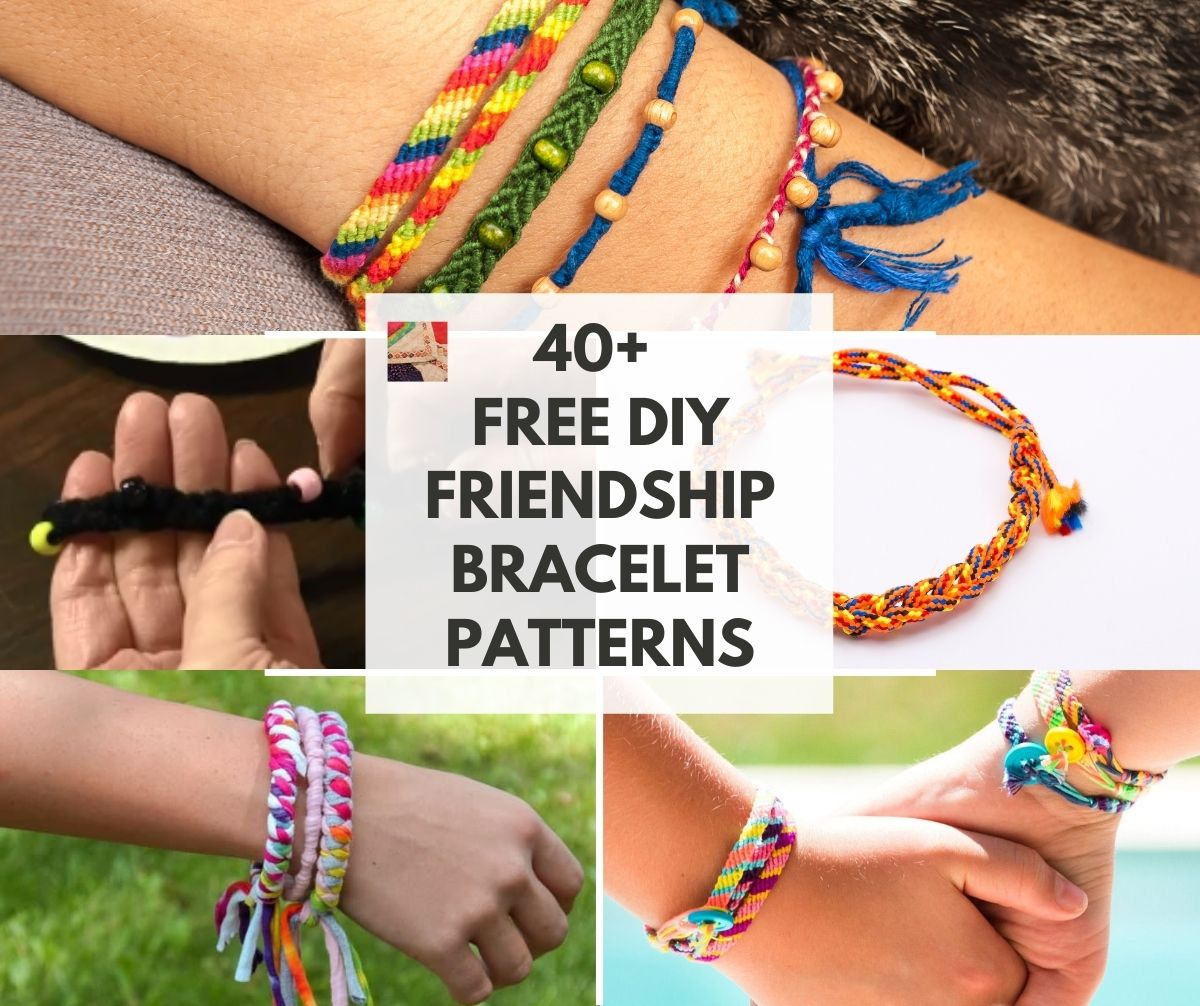 40+ Free Diy Friendship Bracelet Patterns | Needlepointers with Free Printable Patterns For Friendship Bracelets