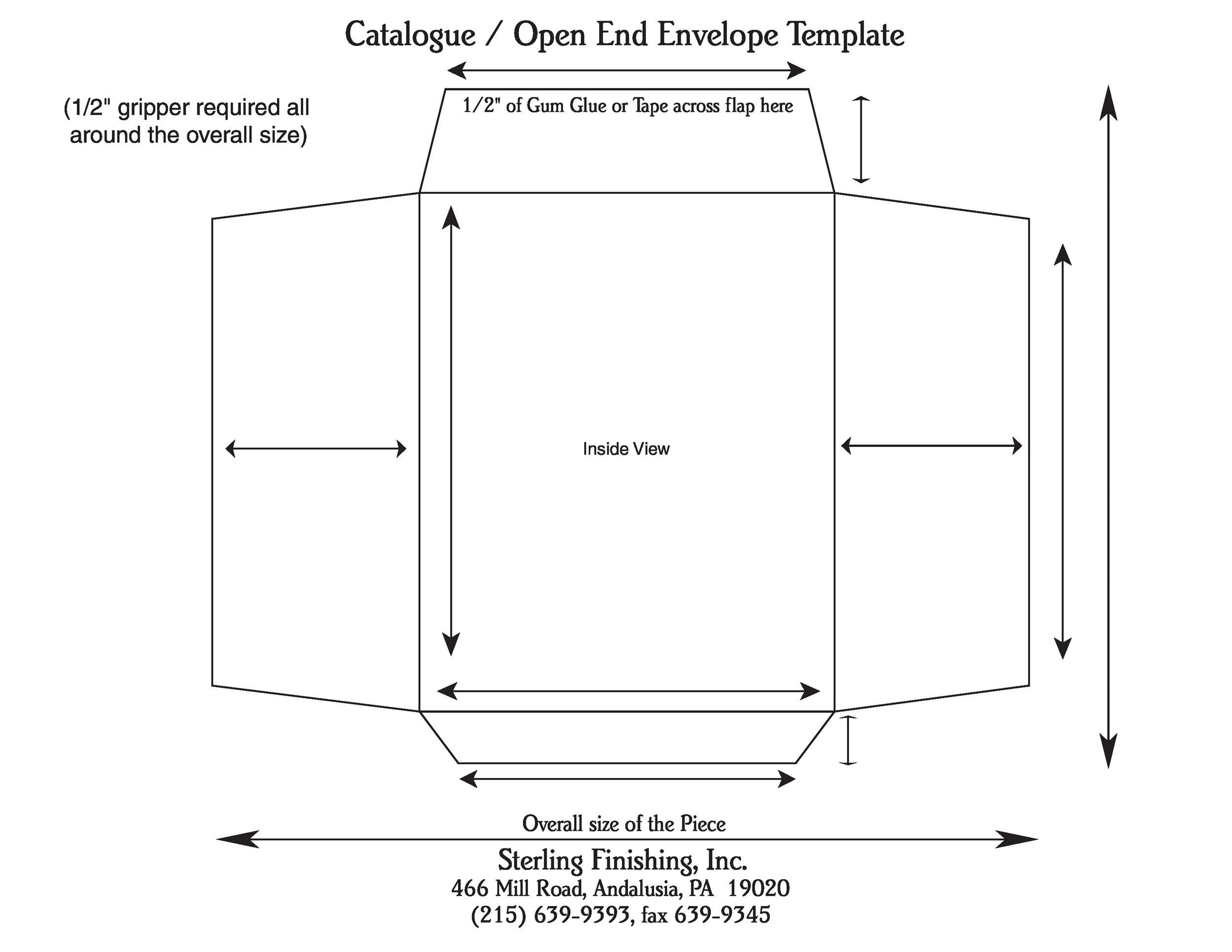 40+ Free Envelope Templates (Word + Pdf) ᐅ Templatelab in Free Printable 5X7 Envelope Template