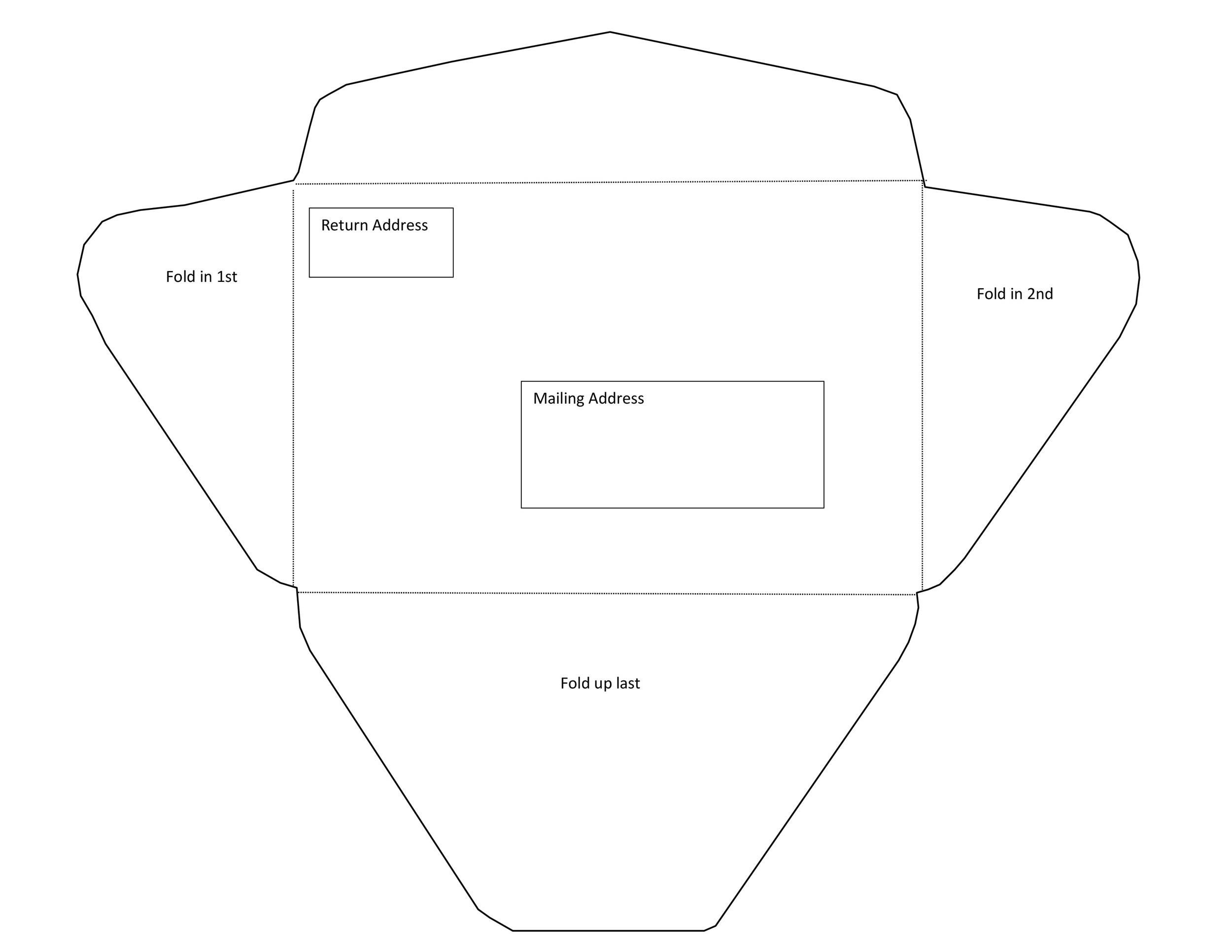 40+ Free Envelope Templates (Word + Pdf) ᐅ Templatelab intended for Free Printable 5x7 Envelope Template