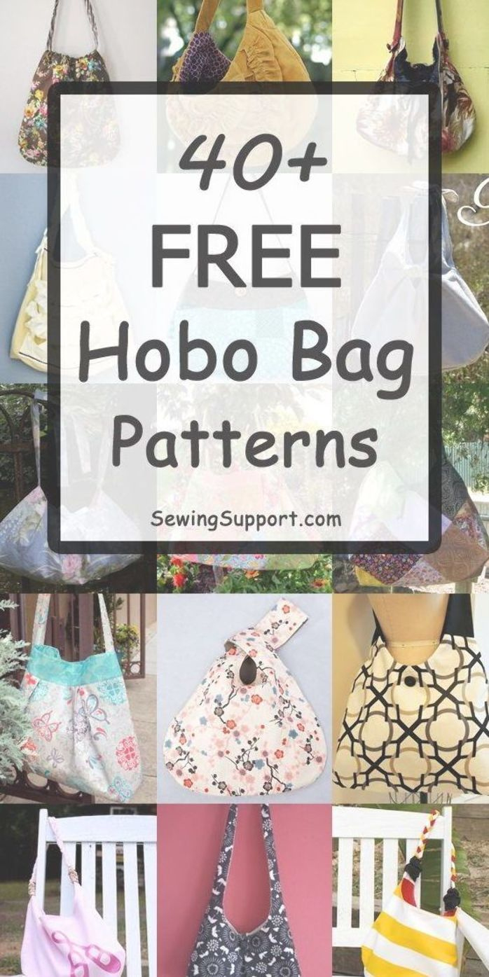 40+ Free Hobo Bag Sewing Patterns: Crossbody, Slouchy, Sling Bags intended for Free Printable Hobo Bag Patterns
