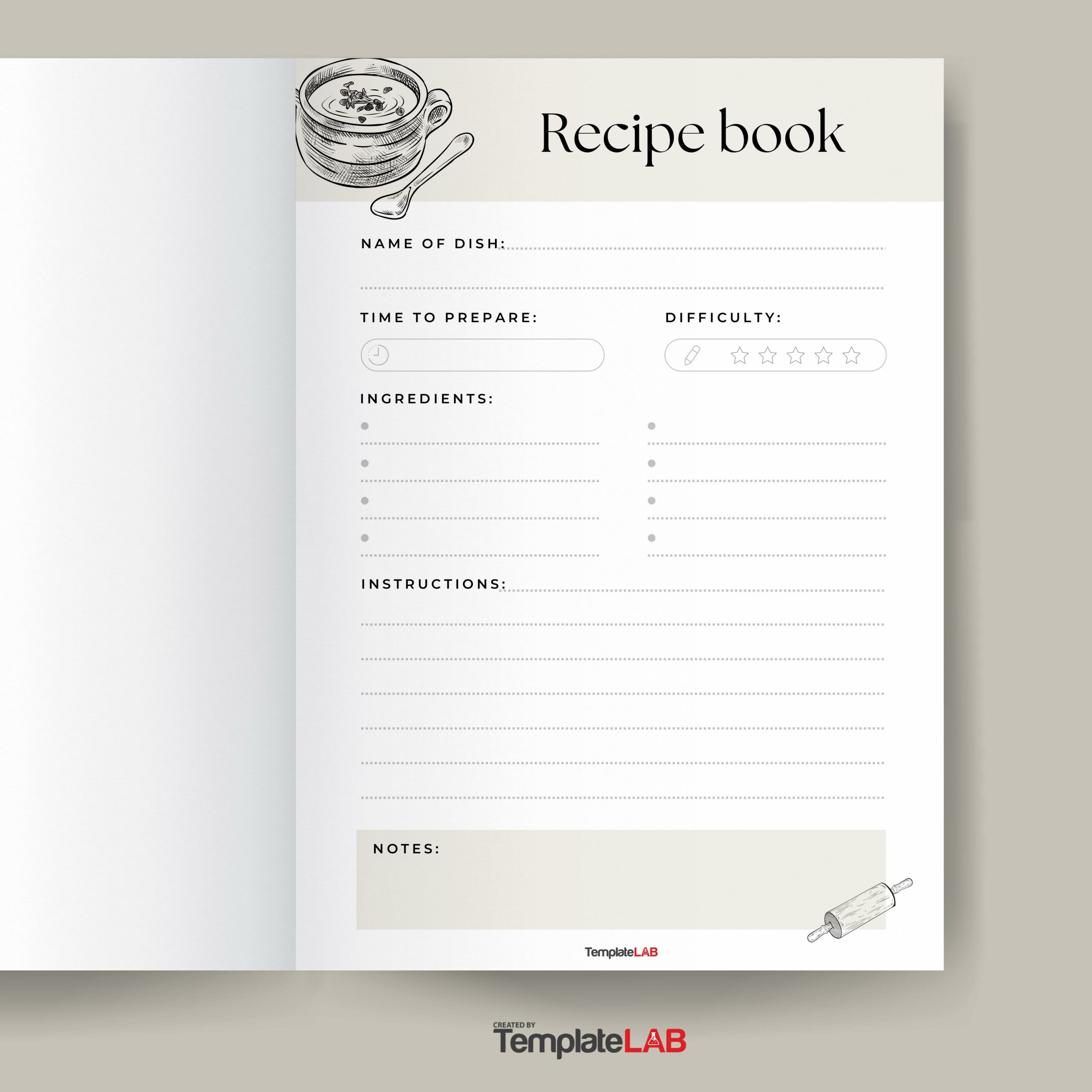 42 Perfect Cookbook Templates [+Recipe Book &amp;amp; Recipe Cards] with regard to Free Editable Recipe Page Templates For Microsoft Word