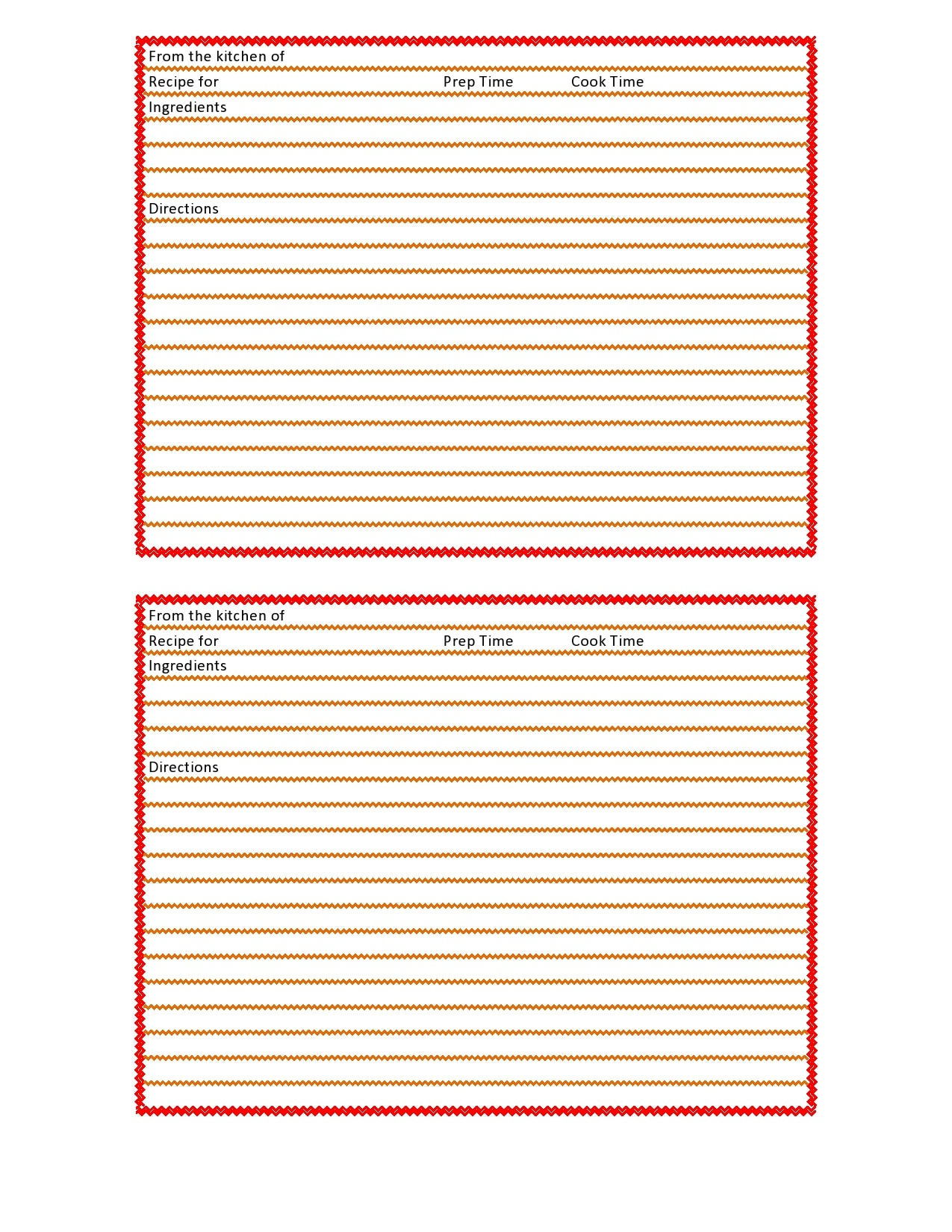 47 Free Recipe Card Templates (Word, Google Docs) - Templatearchive with Free 4X6 Recipe Card Templates For Microsoft Word