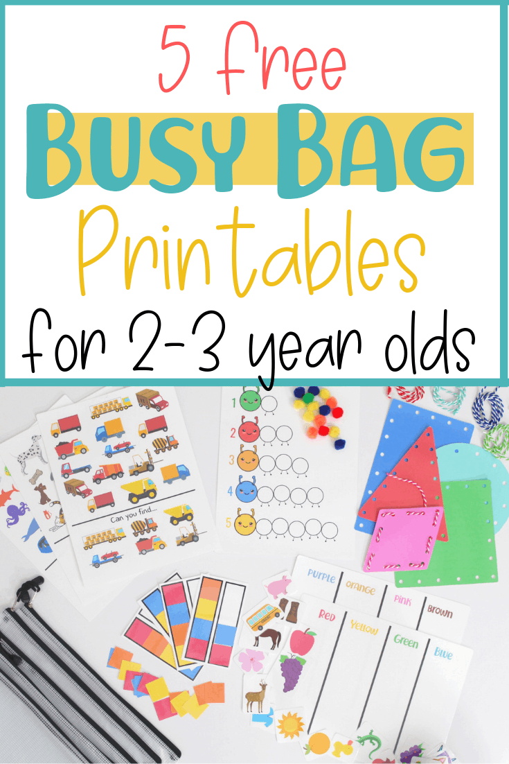 5 Free Busy Bag Printable Activities For Toddlers - Little pertaining to Free Busy Book Printables