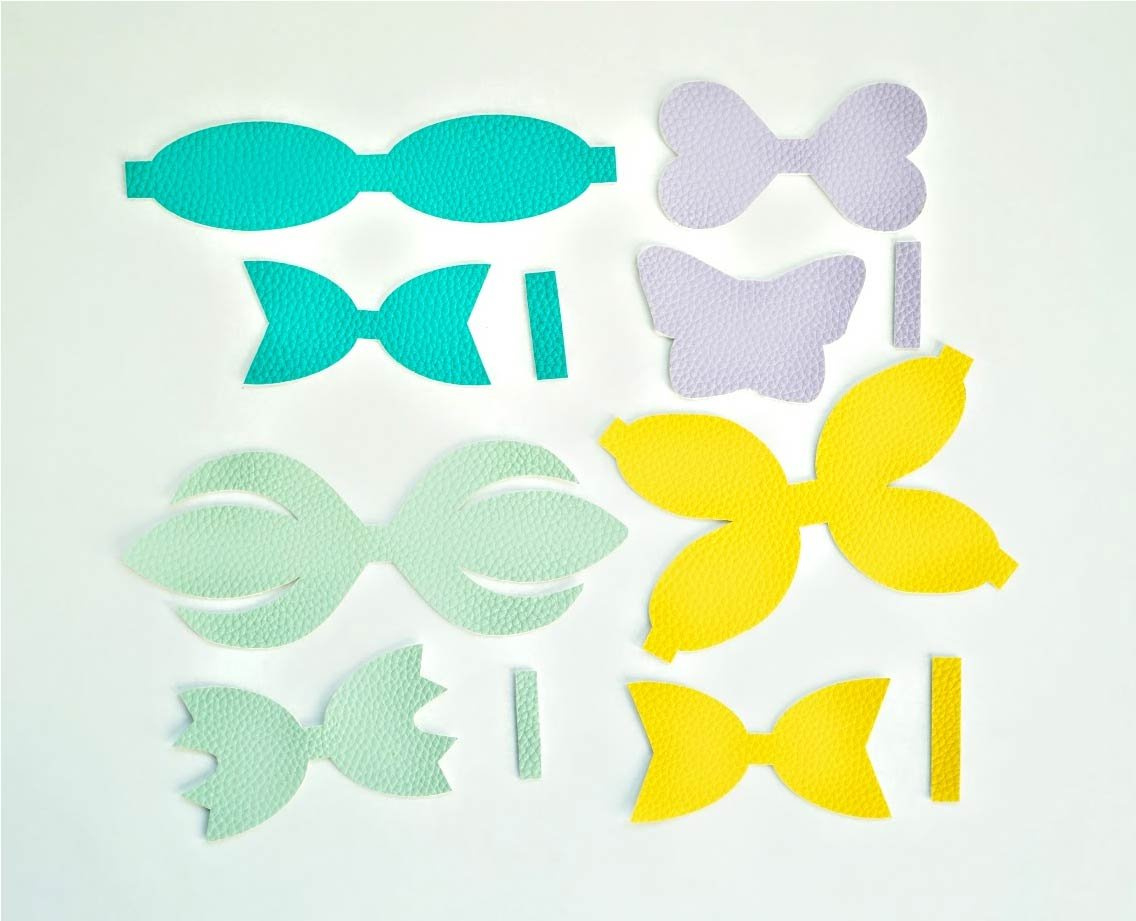 5 Free Hair Bow Templates For Svg Faux Leather Projects pertaining to Free Printable Hair Bow Patterns