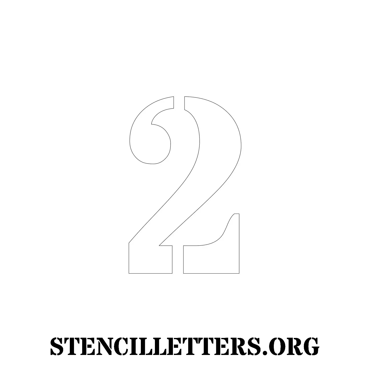 5 Inch Free Printable Individual 279 Bold Number Stencils throughout 5 Inch Number Stencils Printable Free
