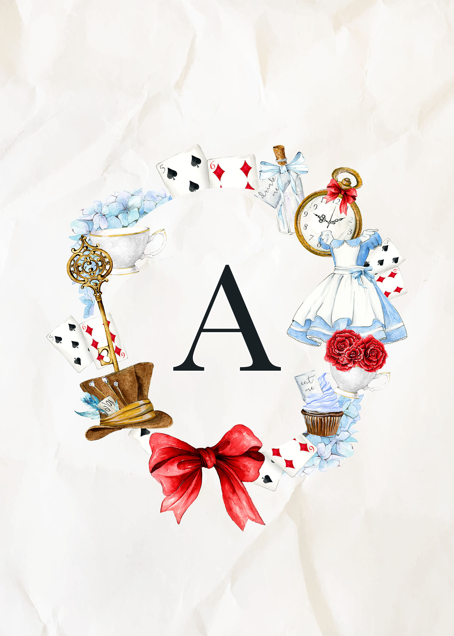 6 Free Alice In Wonderland Printables For Your Junk Journal with Alice in Wonderland Templates Free