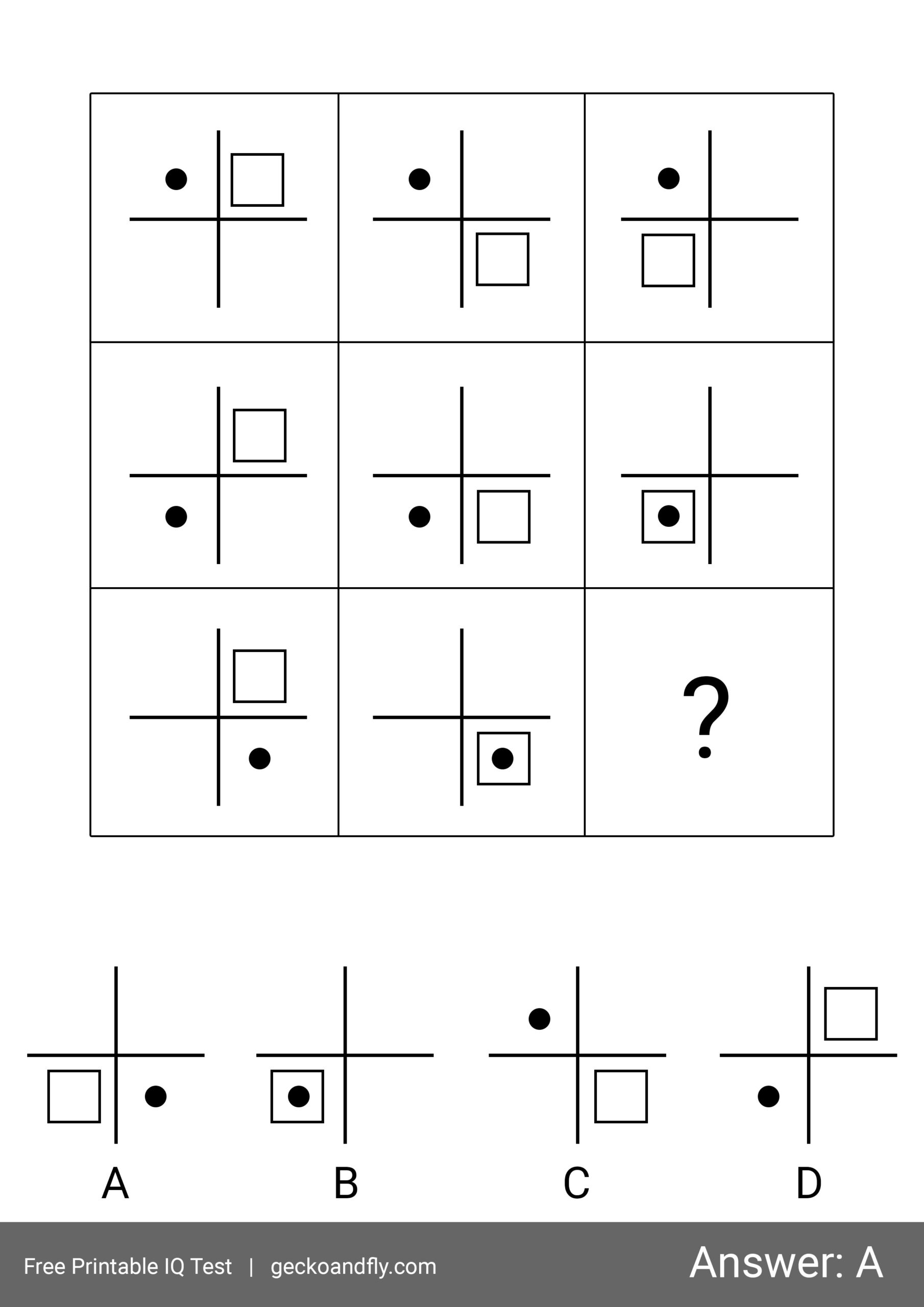 60 Free Printable Iq Test For Kids From 5 To 16 Years Old [ Part 2 regarding Free Iq Test Printable
