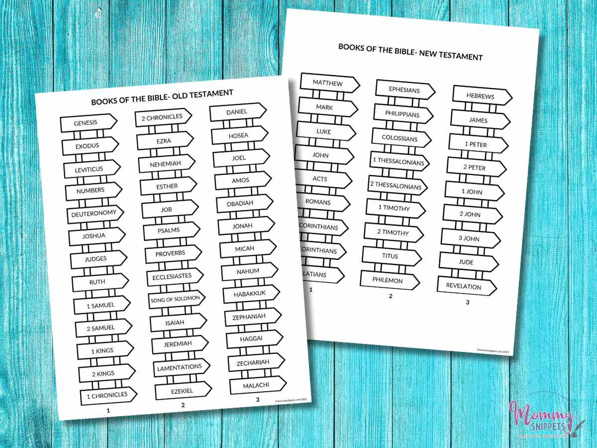 66 Books Of The Bible Printable + A Books Of The Bible Craft Game regarding Free Printable Books Of The Bible
