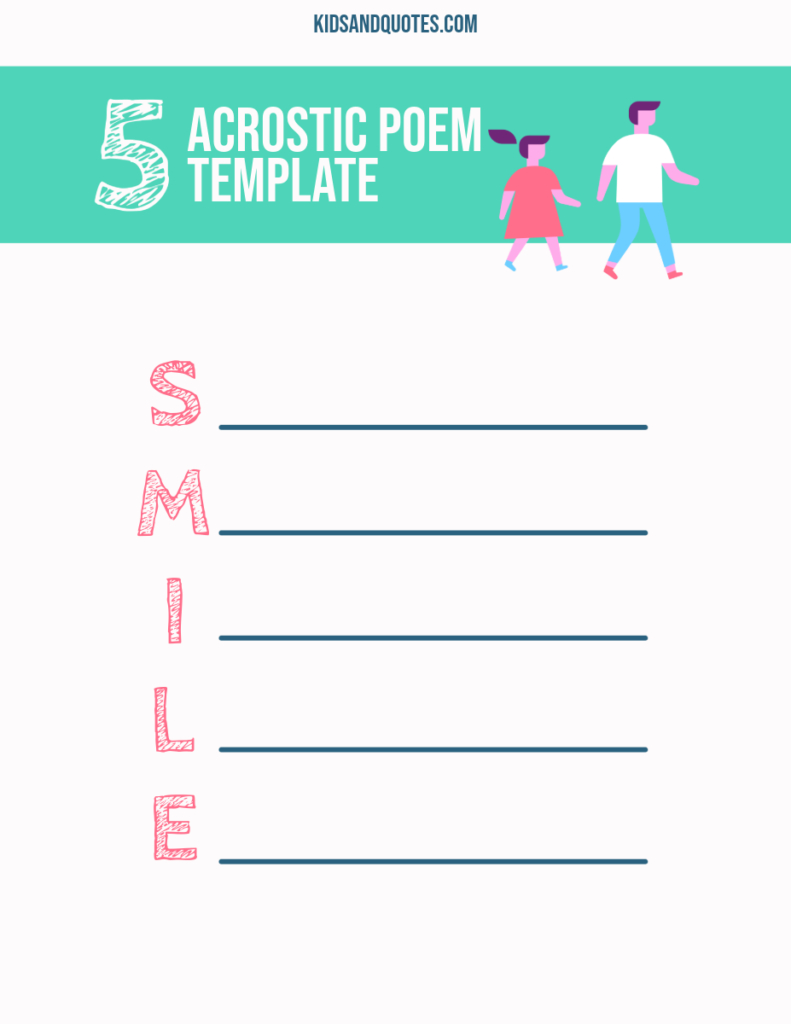 7 Kindness Acrostic Poem Printable Templates That&amp;#039;Re Free And regarding Free Printable Acrostics