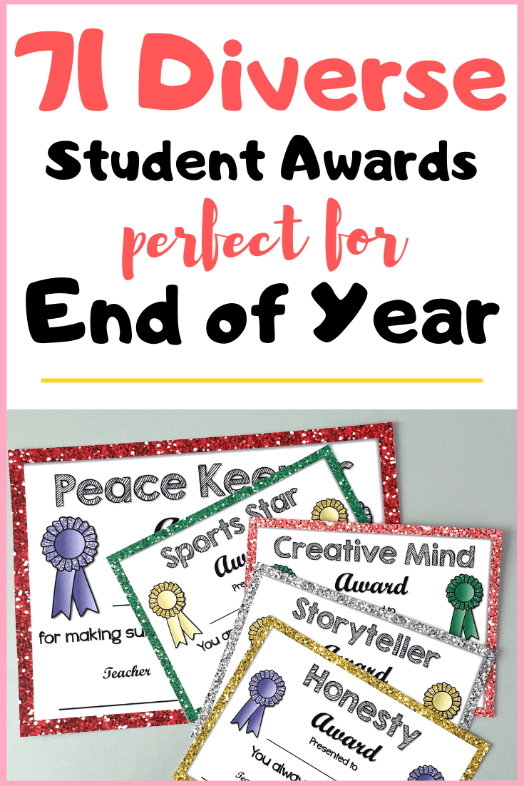 71 Editable End Of Year Awards throughout End of the Year Awards Free Printable