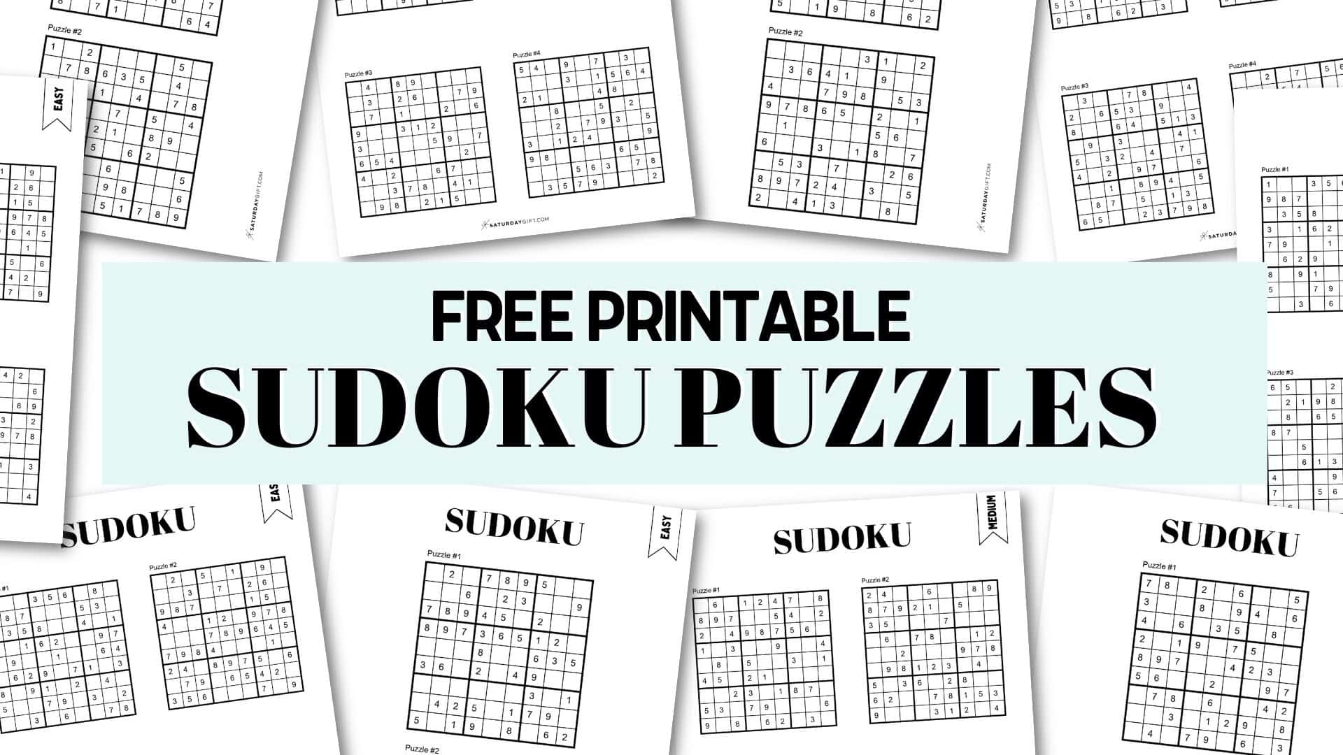 72 Free Printable Sudoku Puzzles | Saturdaygift pertaining to Free Printable Alphabet Sudoku Puzzles